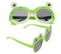 VINTORKY 2pcs Funny Frog Party Eyeglasses round Frame, Made of Sturdy Abs Material, Comfortable Fit and Resist Bending, for Dress and Cosplay Events