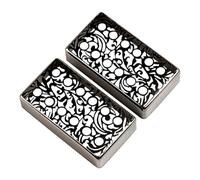 VINTORKY 2pcs Guitar Pickup Hollow Out Decorative Replacement for Electric Acoustic Guitars Ukulele Easy Installation High Sensitivity Sound Capture