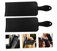VINTORKY 2Pcs Hair Coloring Board Set Bangs Mask Large Plastic Dyeing Tools for Professional Hairdressers for Balayage and Highlighting Techniques