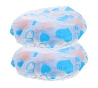 VINTORKY 2pcs Hair Drying Cap Reusable Shower Cap for Hair Quick Absorbent Soft Double Layer for Women and Girls