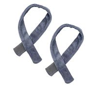 VINTORKY 2pcs Hair Dyeing Headbands Soft Stretch Spa Headwear Comfortable Turban for Hair Coloring Fitness and Leisure Use Gray Color