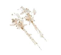 VINTORKY 2pcs Hairpin Hair Accessories Clips for Women Girls Brides Hair Claws Delicate Bows for Girls