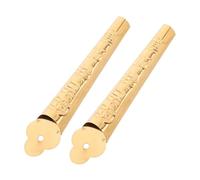 VINTORKY 2pcs Hanging Incense Burner Stainless Steel Gold Elegant Wall Mounted Incense Holder with No Drill Installation Versatile Placement for Outdoor Entrance Door Gods