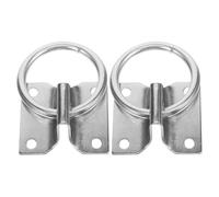 VINTORKY 2pcs Horse Cross Tie Ring: Wall Mount Tie Hardware Metal Hitching Ring for Barn Stall Supplies - Accessory for Safe Horse Hitching