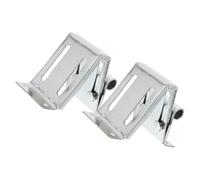 VINTORKY 2pcs Iron Garage Door Hinges Brackets with Precision Design and Durability for Automatic and Light Commercial Garage Doors Silver Accessories for Repair and Reinforcement