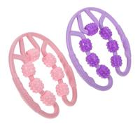 VINTORKY 2pcs Leg Massager Roller Lightweight Portable Manual Massage Tool Seven Wheel Massager for Blood Flow During Rest