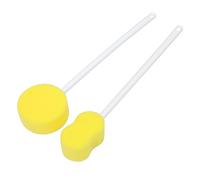 VINTORKY 2pcs Long Handle Bath Brush Soft Bristles Exfoliating Scalp Brush Power Scrubber for Shower Scrubbing