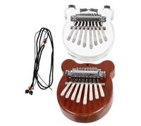 VINTORKY 2pcs Mini Kalimba Thumb Pianos Cute Cartoon Instruments for Boys and Girls Adults Portable Music Toys Notes