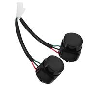 VINTORKY 2pcs Motorcycle Turn Signal Flasher with Built Buzzer Plastic Electronic Indicator Relay for Scooters and Motorcycles High Brightness Flashing Brake Lights Easy Installation