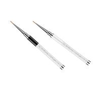 VINTORKY 2pcs Nail Art Drawing Pens for Women, DIY Manicure Tools with Abs Material, Easy to Use for Drawing Petals and Patterns, Suitable for Salon and Home Nail Art