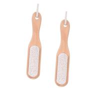 VINTORKY 2Pcs Nail Pumice Stone Cleaning Brush Set for Nail Art Handle for Salon Use