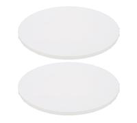 VINTORKY 2Pcs Oval Paint Canvas with Frame - Blank Stretched Oval Canvas for Painting - 12x8 Framed Panel Boards for Acrylic Paints and Drawing, Studio
