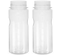 VINTORKY 2PCS Plastic Bottles for Hydrogen Oxygen Facial Machine, 7.7x3x3in Replacement Facial Care Machine Bottles for Home Beauty Salon Device Parts