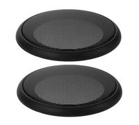 VINTORKY 2pcs Plastic Car Speaker Grill Cover Mesh Baffle for Speaker Grille Protection