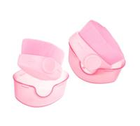VINTORKY 2PCS Portable Makeup Brush Soft Bristles Foundation Applicator for Travel Compact Design for Effortless Blending and Touch Ups Anytime Anywhere