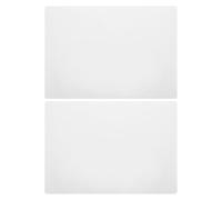 VINTORKY 2pcs Refrigerator Magnet Whiteboard: Erasable Small Magnet Blank Notepad for Home Kitchen Organizer & Planner - A4 Memo Pad - Easy Peel and Stick 21x29.7cm/12"x8"
