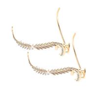 VINTORKY 2pcs Rhinestone Hairpin Grabbing Clip Hair Clips for Girls Bling Bling Hair Gems Wedding for Women