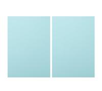 VINTORKY 2pcs Rubber Blocks for Carving - A4 Printmaking Rubber Blocks - Linoleum Carving Sheets for Linocut Artists Stamp Making School Home DIY Projects Blue