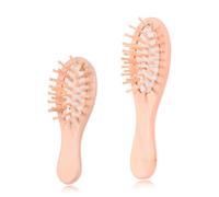 VINTORKY 2pcs Sandalwood Massage Comb Cushion Massager Comb Hair Massager Scalp Paddle Brush Fine Hair Random Color