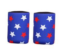 VINTORKY 2pcs Sign Bottle Cover Beer Can Sleeves Bag Neoprene Bottle Sleeves Stubby Holders Insulators Beverage Can Sleeves Can Sleeve Hide US Flag Beverage Bottle Cover Cup Sets