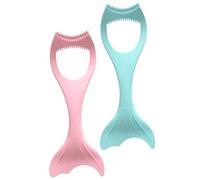 VINTORKY 2pcs Silicone Eyeliner Aid Tools Multi-purpose Eye Makeup Helpers for Smooth Upper and Lower Eyeliner Reusable Makeup Brush Accessories for Beginners and Professionals