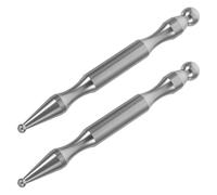 VINTORKY 2pcs Stainless Steel Deep Tissue Massage Sticks with Dual Head Design, Wear-Resistant Manual Acupressure Pens for Hand and Neck, for Home