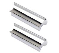 VINTORKY 2pcs Stainless Steel Guitar Tone Bars Metal Slides Rust Resistant Lap Steel Slide for Acoustic Electric Guitar Accessories