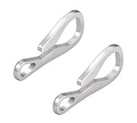 VINTORKY 2Pcs Stainless Steel Key Chain Hook Clips Durable Snap Hook Hanger Buckles for Keys Backpack DIY Accessories Heavy Duty Quick Release Keyring Clips