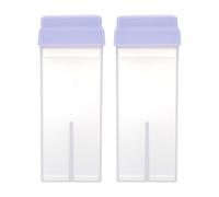 VINTORKY 2pcs Wax Bottle Set for Travel Packing and Home Use Lightweight Abs Wax Storage Bottle with Simple Shape and Convenient Design Random Color