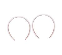 VINTORKY 2pcs Women Sponge Headbands Thin Soft Hair Bands Lightweight Hair Hoops for Daily Use White