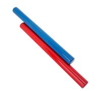 VINTORKY 2pcs Wooden Rhythm Music Sticks Percussion Musical Instruments for Early Education Teaching Basic Rhythm Techniques and Cognitive Development