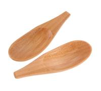 VINTORKY 2pcs Wooden Tea Coffee Spoons Mini Scoops for Milk Powder Small Spoons for Measuring Multi-functional Kitchen Tool