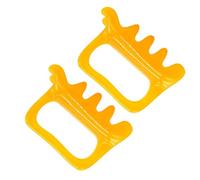 VINTORKY 2pcs Yellow Beeswax Resin Double Push Massage Tools for Neck and Back Relief, Lightweight Shoulder and Spine Massagers to Promote and Anxiety Relief