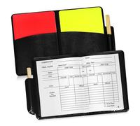 VINTORKY 2Set Referee Kit Cards Score Sheet and Pencil Versatile Referee Tools for Football Basketball Badminton and Volleyball Easy Scoring and Convenient Accessory