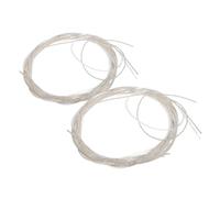 VINTORKY 2sets Classical Guitar Strings Set Durable Nylon Core Silverplated Finish for Bright Tone Easy Installation with Elegant Pearlescent Bag for Beginners and Performers