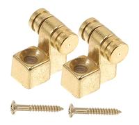 VINTORKY 2sets Electric Guitar String Tree Retainer Headstock Roller String Guides for Enhanced Tuning Stability and Performance