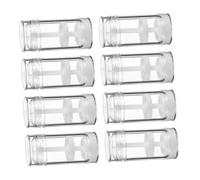 VINTORKY 30G Empty Plastic Roll on Deodorant Bottles 8pcs Refillable Containers for Homemade Solid Perfume and Balm Storage