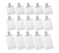 VINTORKY 30pcs Matte Pet Travel Pouches for Cosmetics and Shower Gels with Flip Cover Lightweight Design Suitable for Travel, Available in 30ml, 50ml, and 100ml Sizes