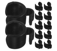 VINTORKY 30pcs Microphone Cable Clips Plastic Cable Clamps for Mic Stand Live Broadcast Wire Organizer Phone Tripod Selfie Stick Cord Holder for Secure Audio Data Management