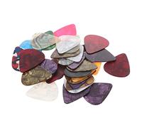 VINTORKY 32Pcs Guitar Picks Various Thicknesses for Electric Acoustic Bass Guitar Comfortable Grip Durable Material for Music Lovers