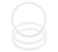 VINTORKY 3pcs 8.5cm Sound Bowl Rubber Rings Tibetan Singing Bowl Cushions Mats for Buddhist Instruments and Meditation Accessories