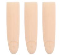VINTORKY 3Pcs Fake Finger Model for Manicure - Manicure Practice Finger - Silicone DIY Nails Training Hand - Nail Mannequin Hand for Practice