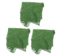 VINTORKY 3Pcs Fishing Net Pouch Durable Mesh Fish Storage Bags for Outdoor Fishing Quick Drying Design with Drawstring Closure Random Color