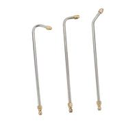 VINTORKY 3pcs High Pressure Washer Extension Rod U Shaped Curved Stainless Steel Fittings for Driveway Patio Car Deck Cleaning