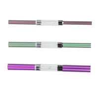 VINTORKY 3pcs Manicure Art Metal Tube Nail Shaping Sticks c Curve Accessory Nail Art Tool Kit for Women
