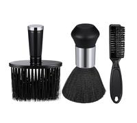VINTORKY 3pcs Neck Duster Brush Barber Lightweight Plastic Hair Sweeping Tool for Men and Women Salon Use