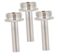 VINTORKY 3pcs Trumpet Replacement Connecting Rod Stainless Steel Easy to Clean Fits Most Models Silver Sturdy Piston Stem for Brass Instrument Repair