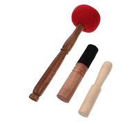 VINTORKY 3pcs Wooden Mallet for Singing Bowl Meditation Tool for Tibet Prayer Bowl Design Wear-resistant for Yoga Mindfulness Practices