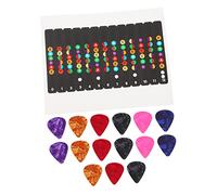 VINTORKY 3sets Guitar Fretboard Note Stickers Picks for Beginners Anti-sweat Easy to Remove for Practicing Guitar Skills