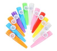 VINTORKY 3sets Kid Educational Toy Kazoo Simple Structure No Musical Theory Needed 12pcs*3 Random Color